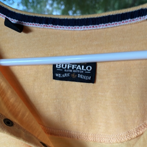 Buffalo David Bitton Tee yellow XL - Picture 2 of 6